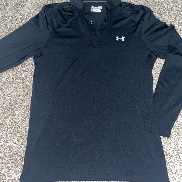 Under Armour Men's Black Long Sleeve Shirt - Picture 2 of 6